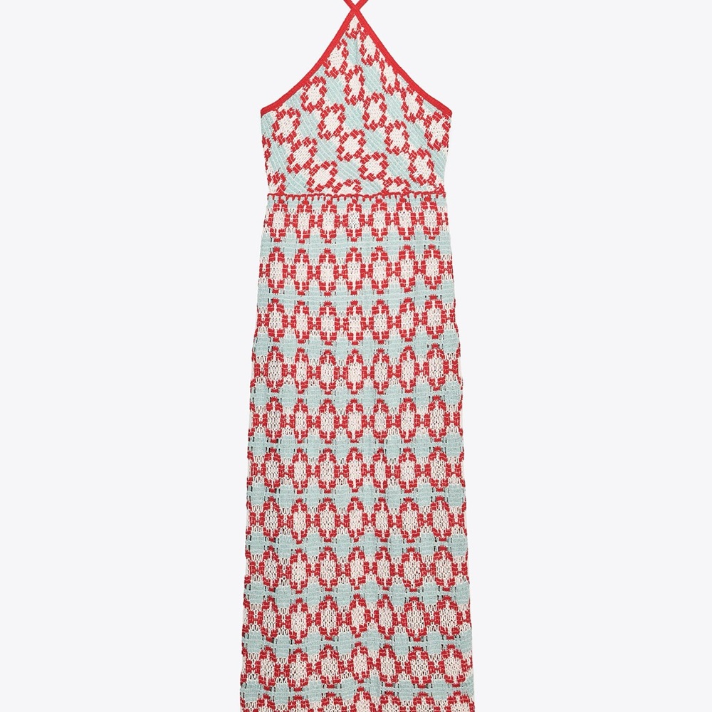 Knit Halter Maxi Dress